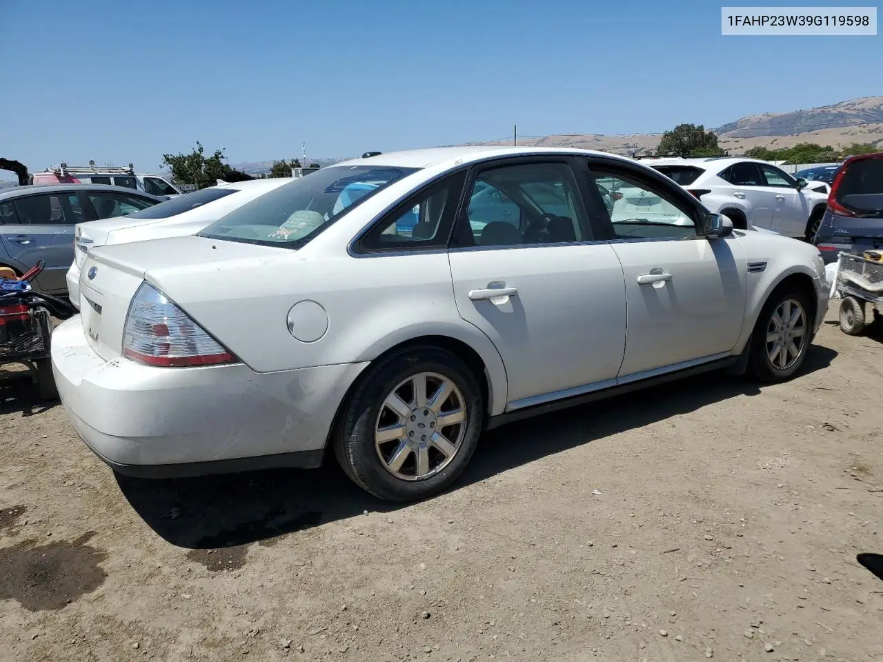 2009 Ford Taurus Se VIN: 1FAHP23W39G119598 Lot: 62777005