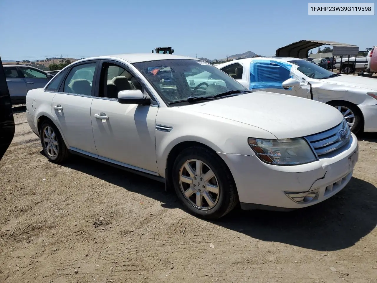 2009 Ford Taurus Se VIN: 1FAHP23W39G119598 Lot: 62777005