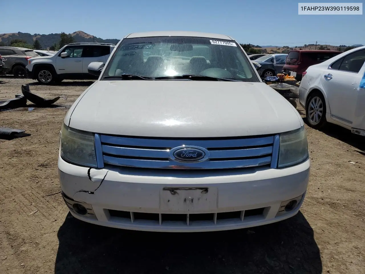 2009 Ford Taurus Se VIN: 1FAHP23W39G119598 Lot: 62777005