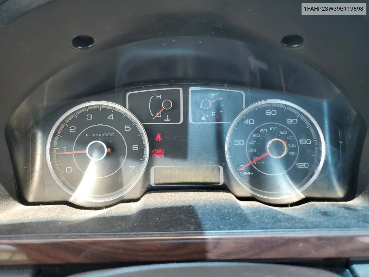 2009 Ford Taurus Se VIN: 1FAHP23W39G119598 Lot: 62777005