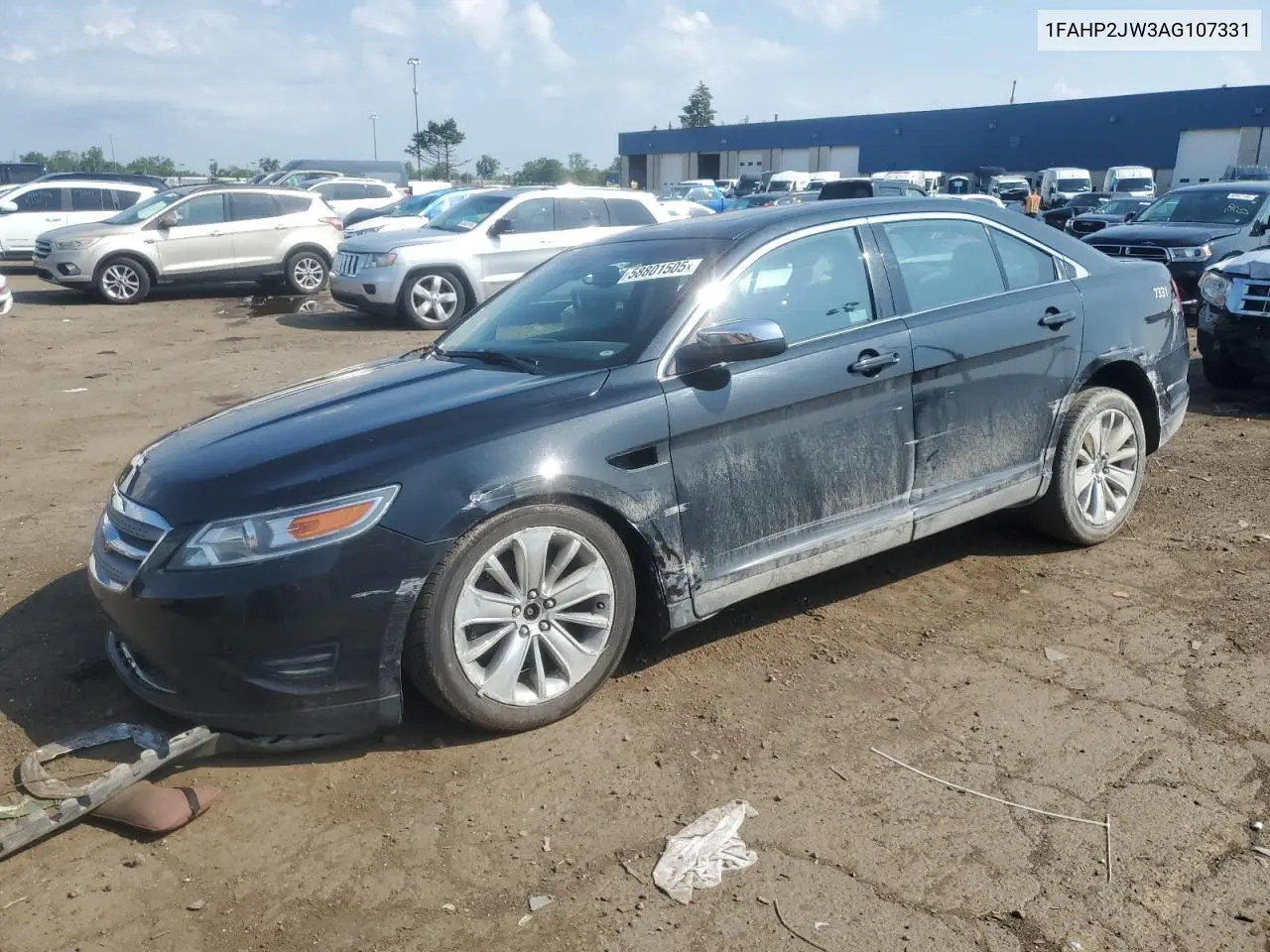 2010 Ford Taurus Limited VIN: 1FAHP2JW3AG107331 Lot: 58801505