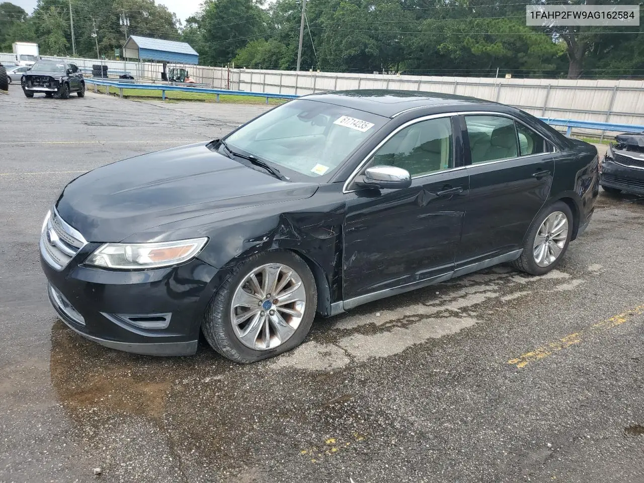 2010 Ford Taurus Limited VIN: 1FAHP2FW9AG162584 Lot: 61714235