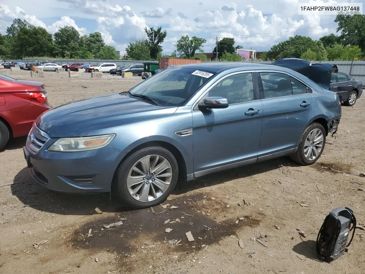 2010 Ford Taurus Limited VIN: 1FAHP2FW8AG137448 Lot: 62916205