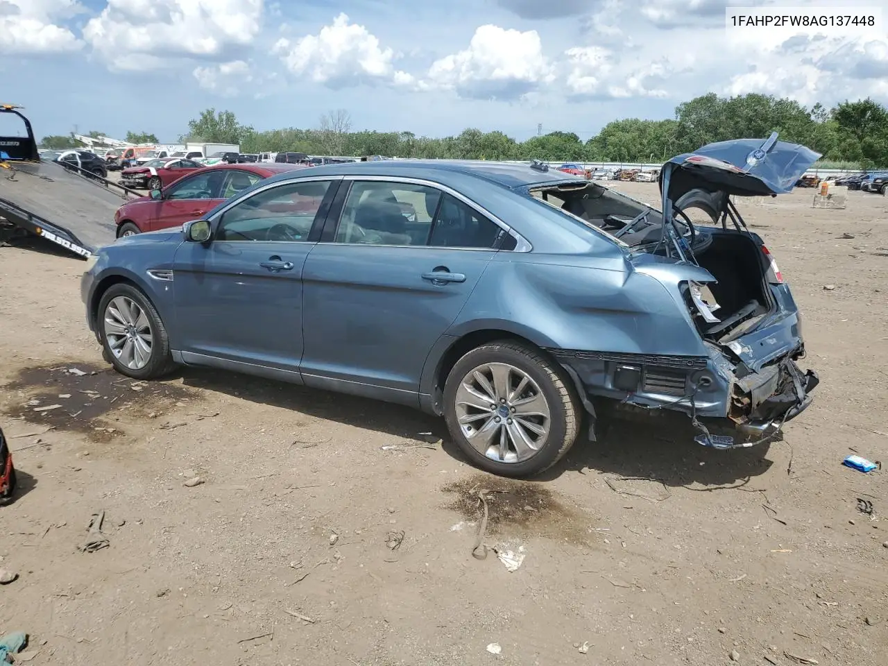 2010 Ford Taurus Limited VIN: 1FAHP2FW8AG137448 Lot: 62916205