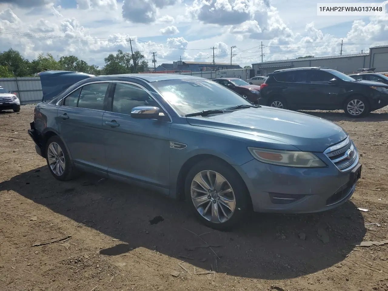 2010 Ford Taurus Limited VIN: 1FAHP2FW8AG137448 Lot: 62916205