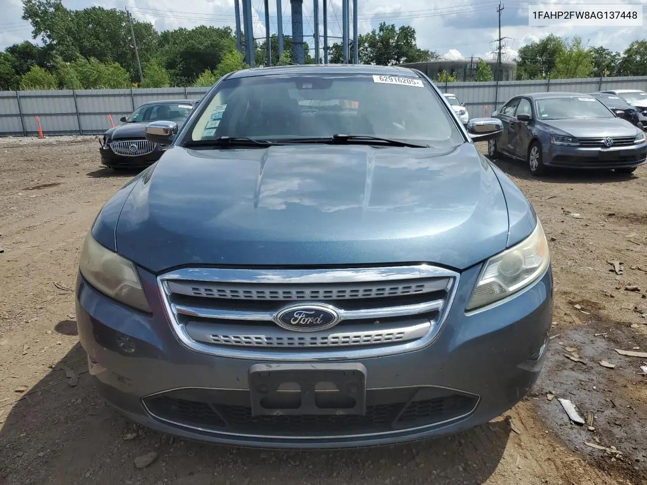 2010 Ford Taurus Limited VIN: 1FAHP2FW8AG137448 Lot: 62916205