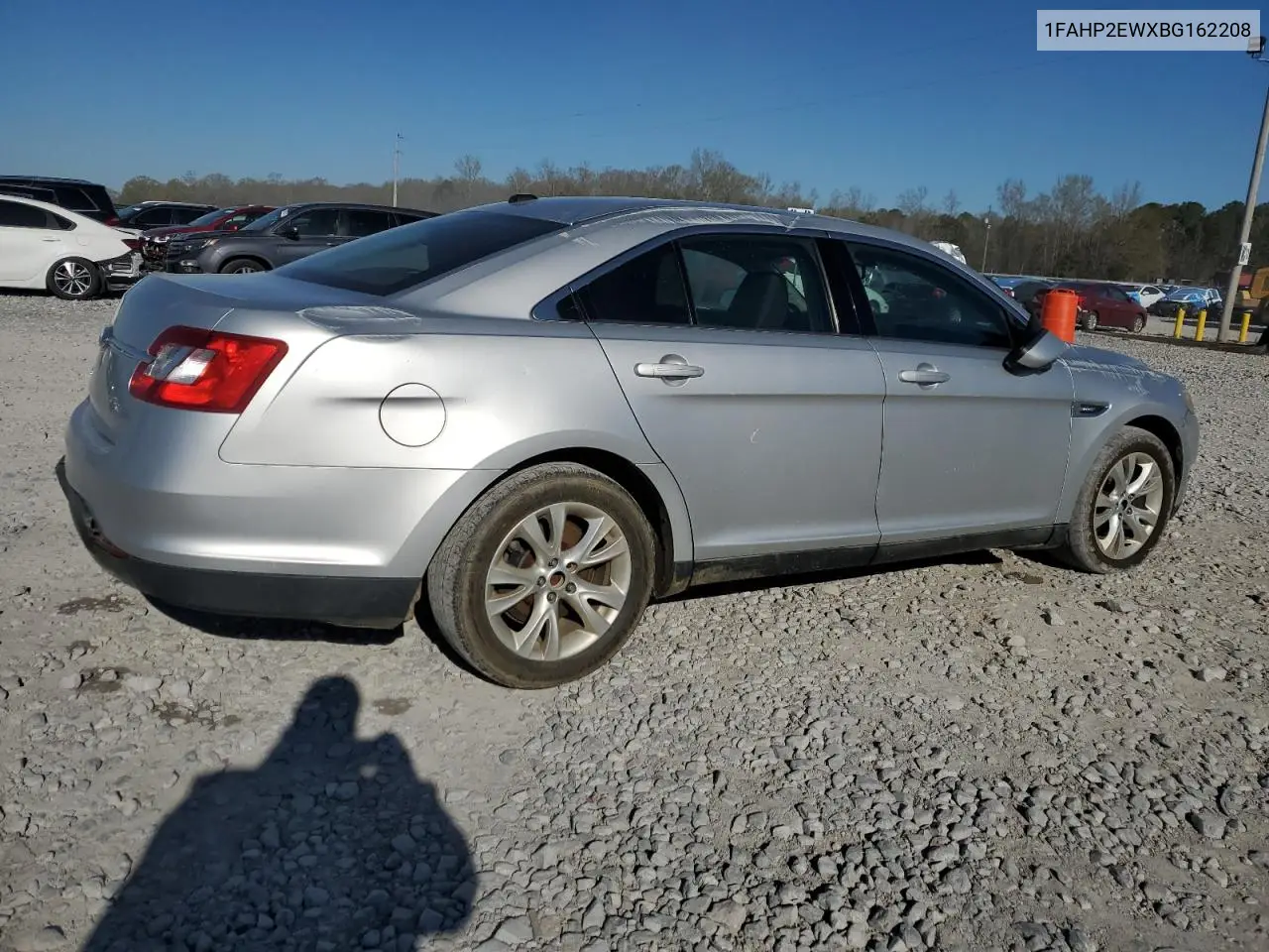 2011 Ford Taurus Sel VIN: 1FAHP2EWXBG162208 Lot: 49723625
