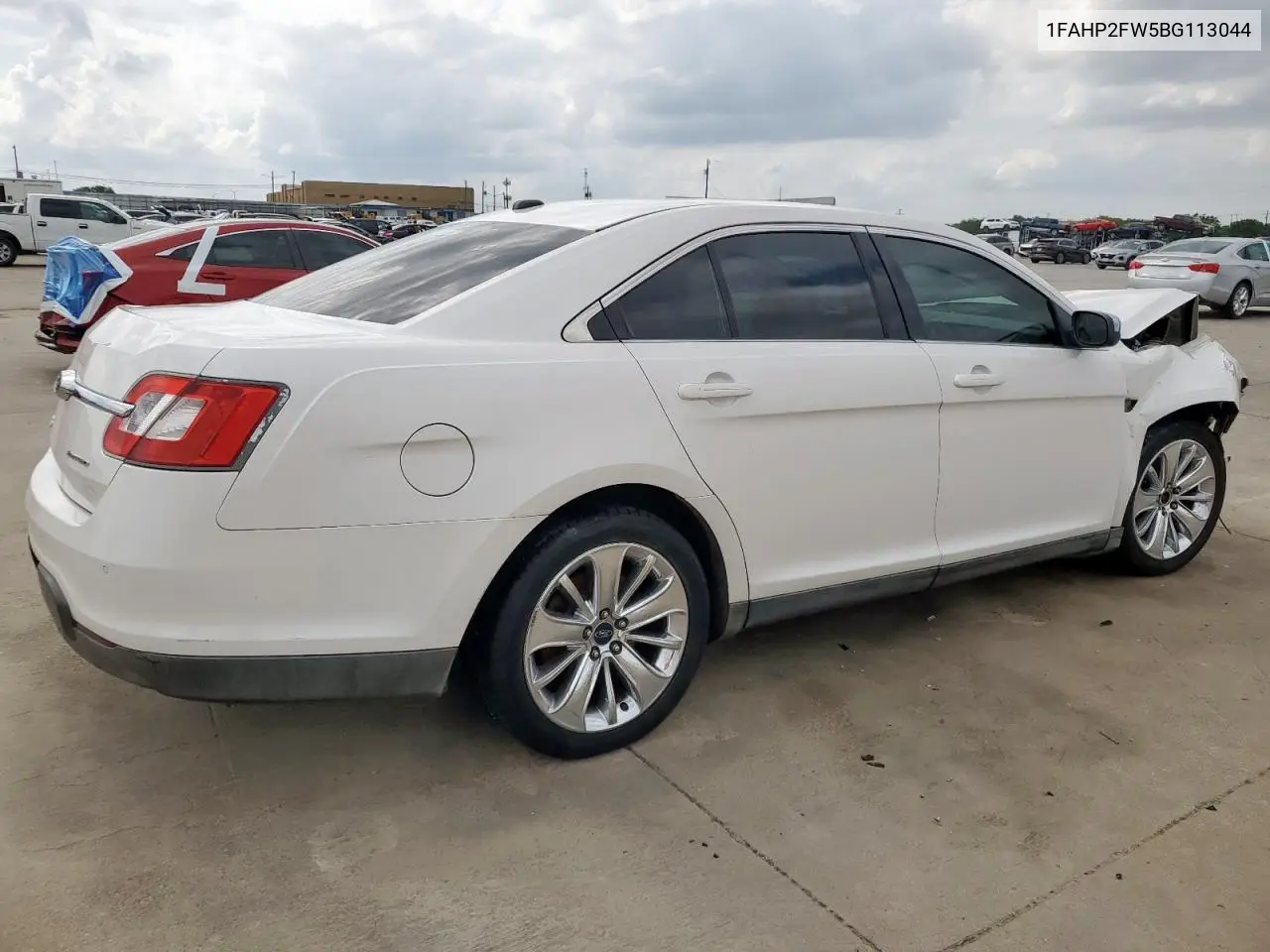 2011 Ford Taurus Limited VIN: 1FAHP2FW5BG113044 Lot: 55077745