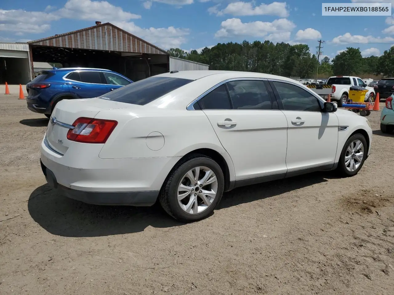 2011 Ford Taurus Sel VIN: 1FAHP2EWXBG188565 Lot: 56322695