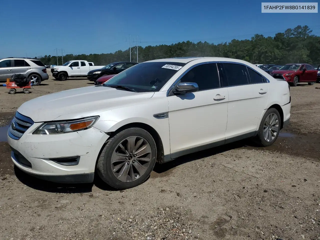 2011 Ford Taurus Limited VIN: 1FAHP2FW8BG141839 Lot: 56594285