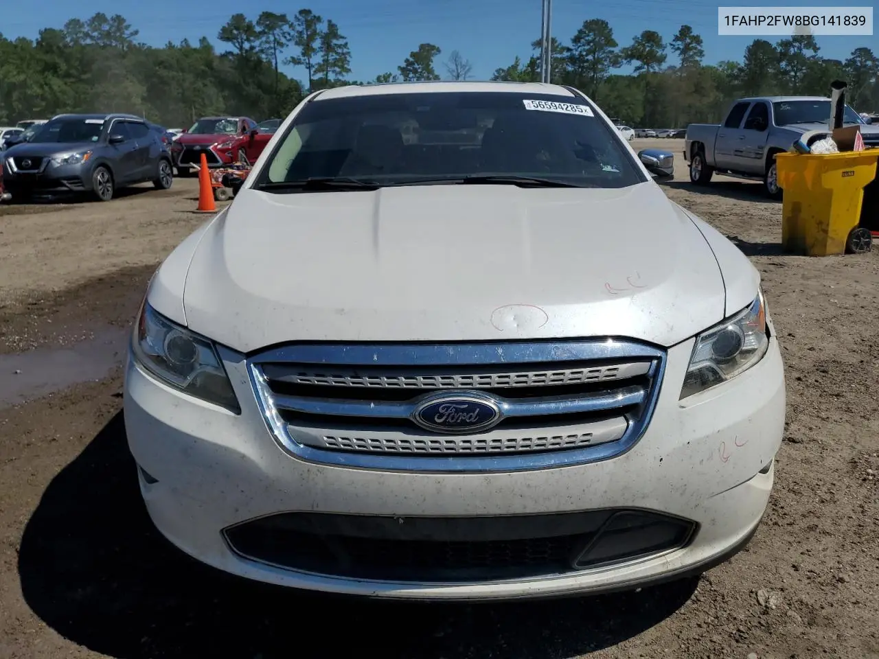 2011 Ford Taurus Limited VIN: 1FAHP2FW8BG141839 Lot: 56594285