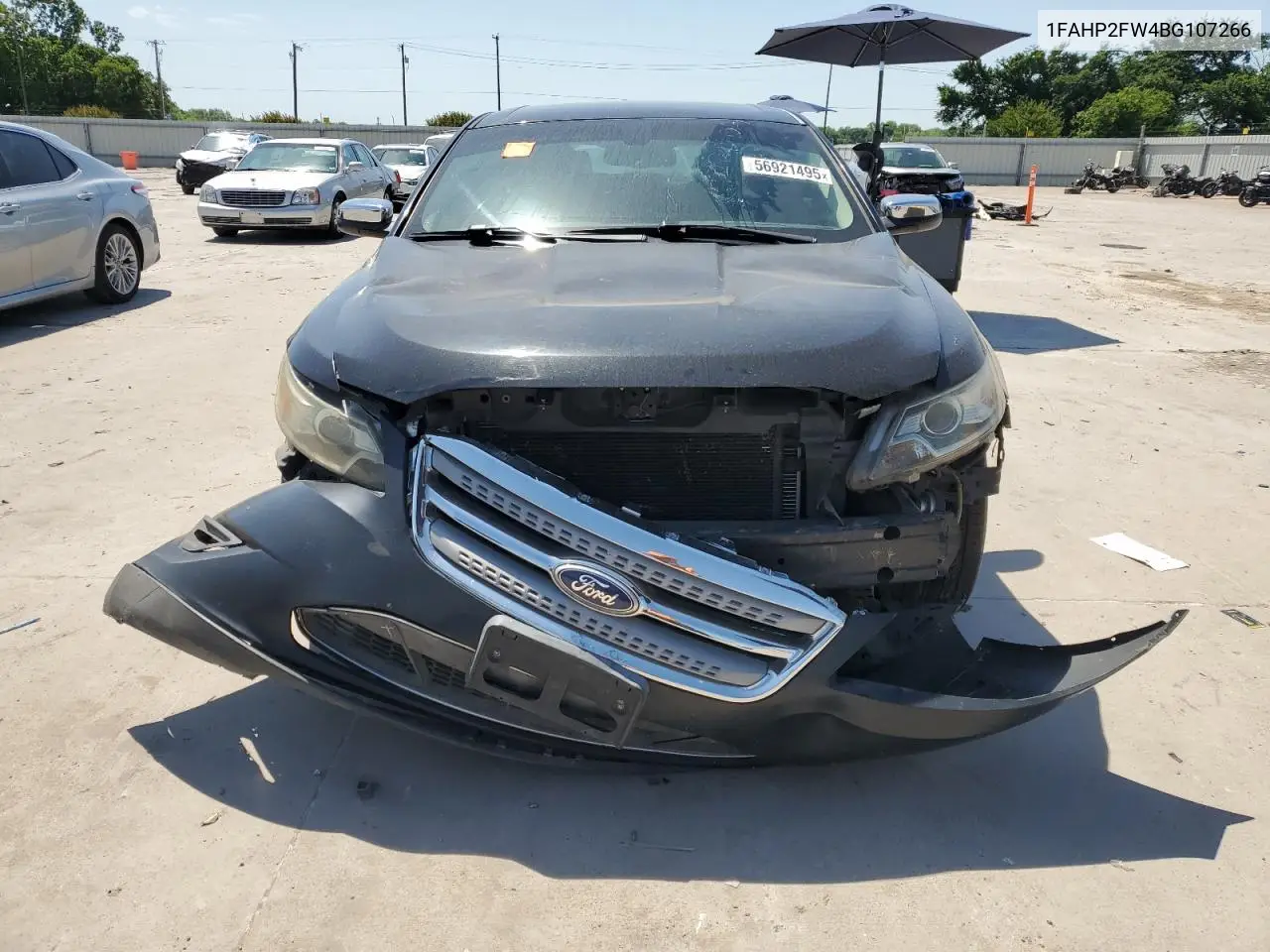 2011 Ford Taurus Limited VIN: 1FAHP2FW4BG107266 Lot: 56921495