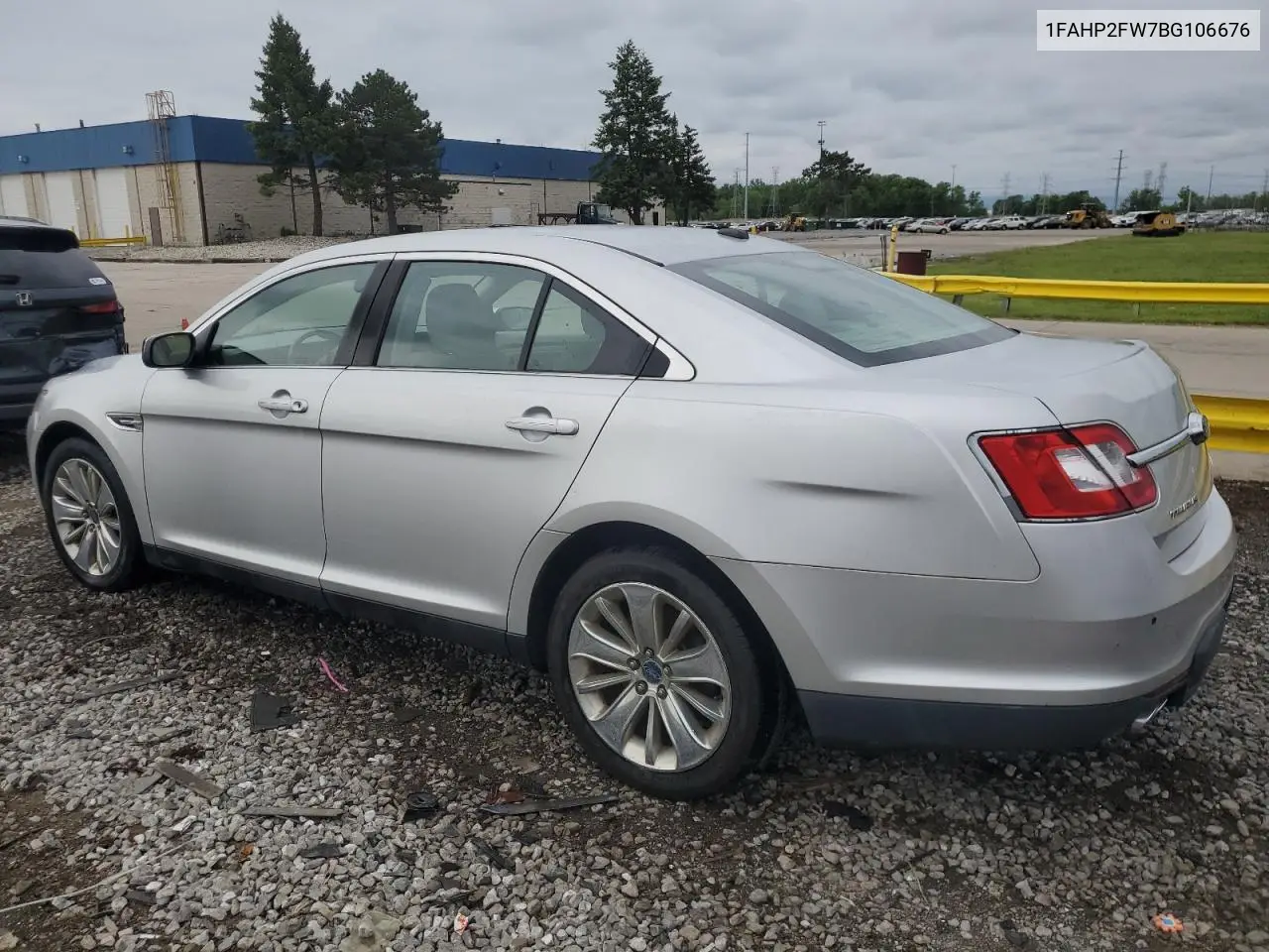 2011 Ford Taurus Limited VIN: 1FAHP2FW7BG106676 Lot: 58573645