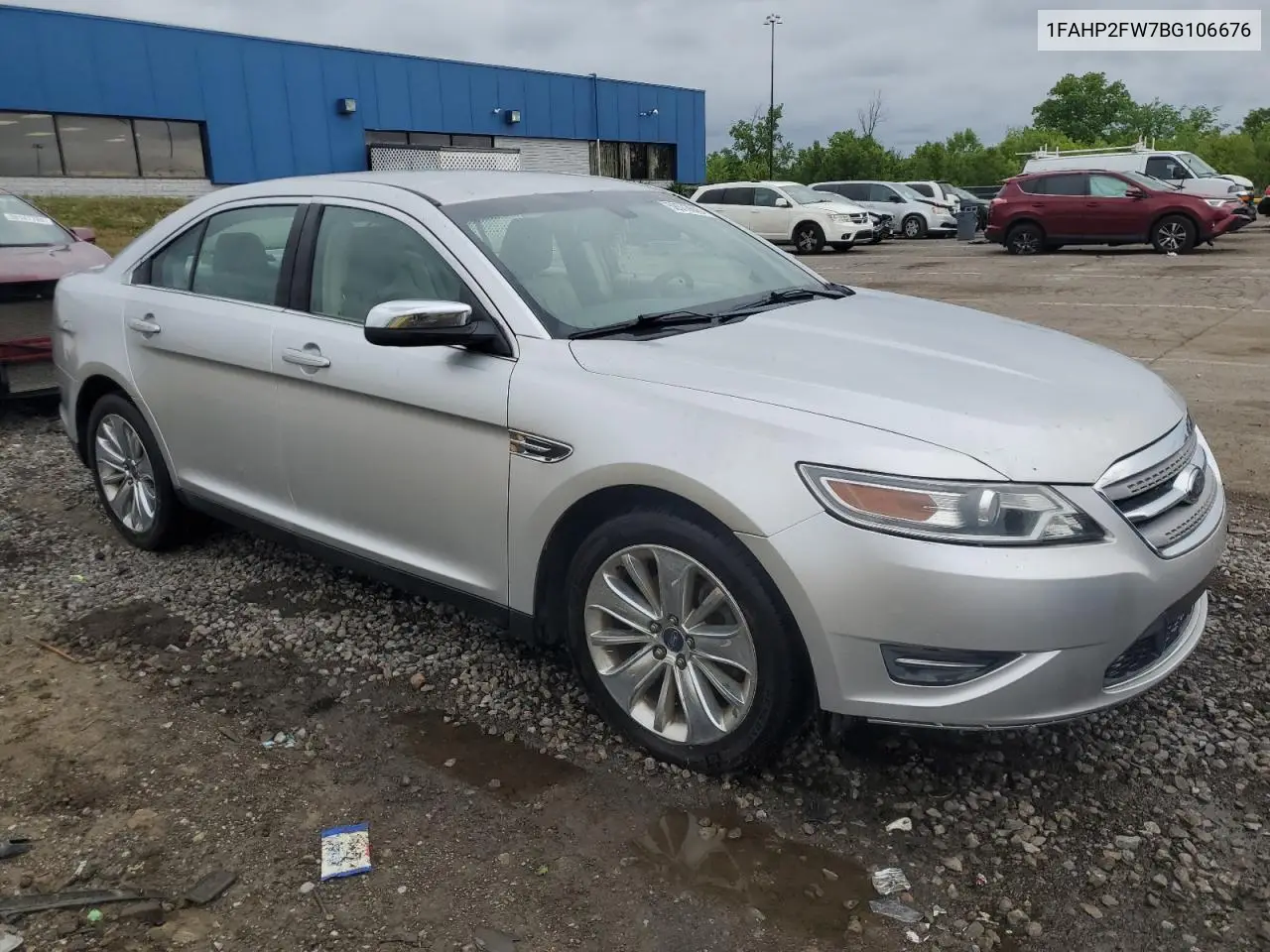2011 Ford Taurus Limited VIN: 1FAHP2FW7BG106676 Lot: 58573645