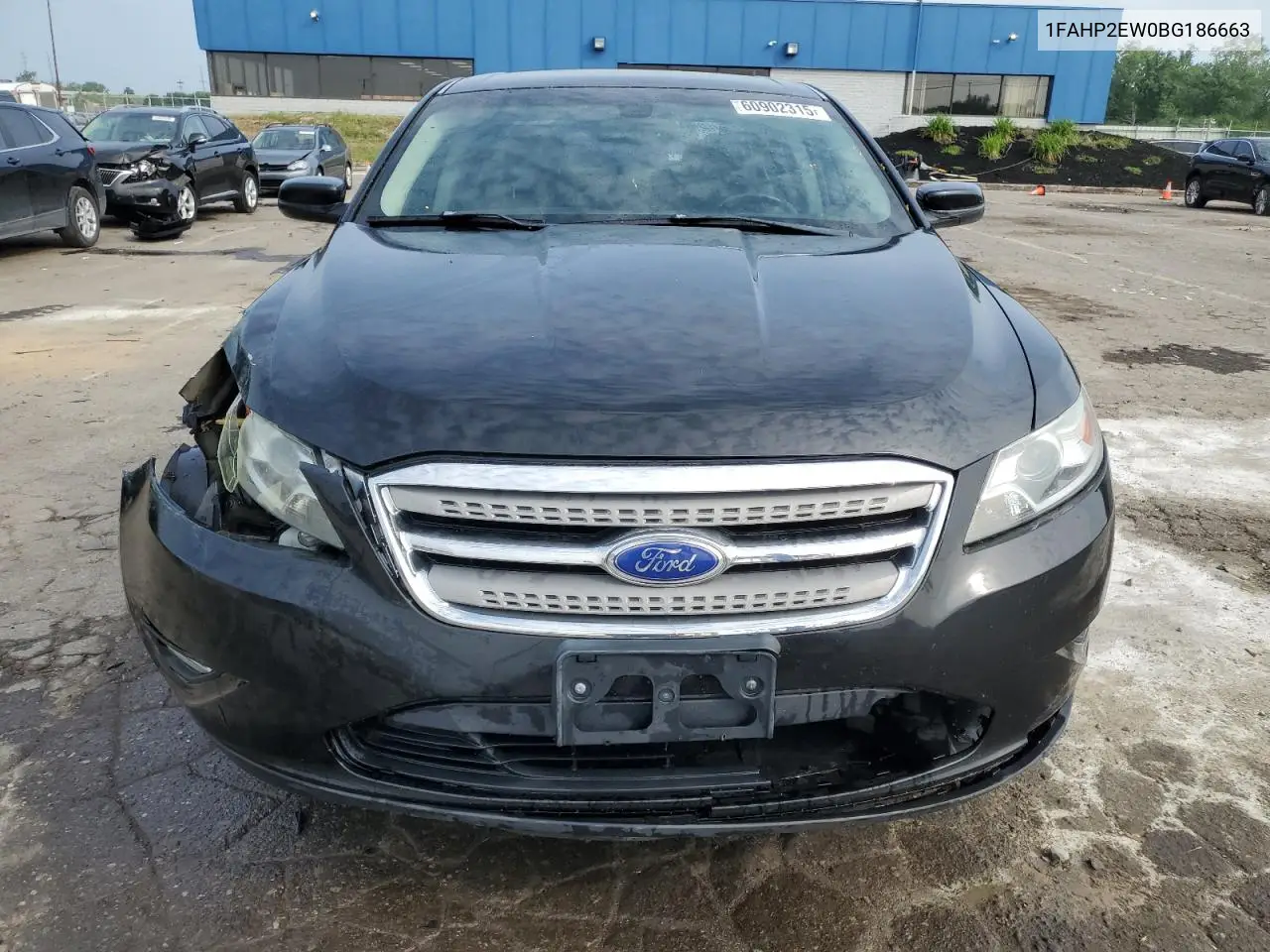 2011 Ford Taurus Sel VIN: 1FAHP2EW0BG186663 Lot: 60902315