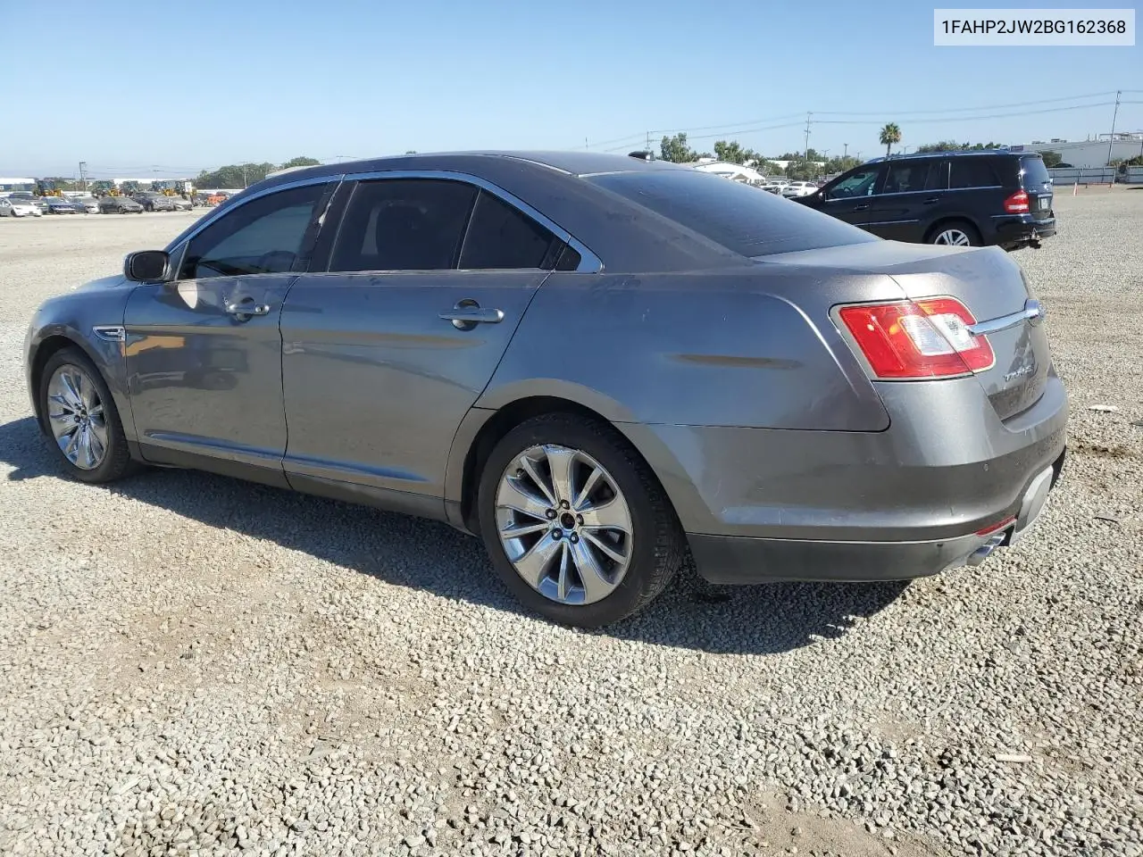 2011 Ford Taurus Limited VIN: 1FAHP2JW2BG162368 Lot: 62386595