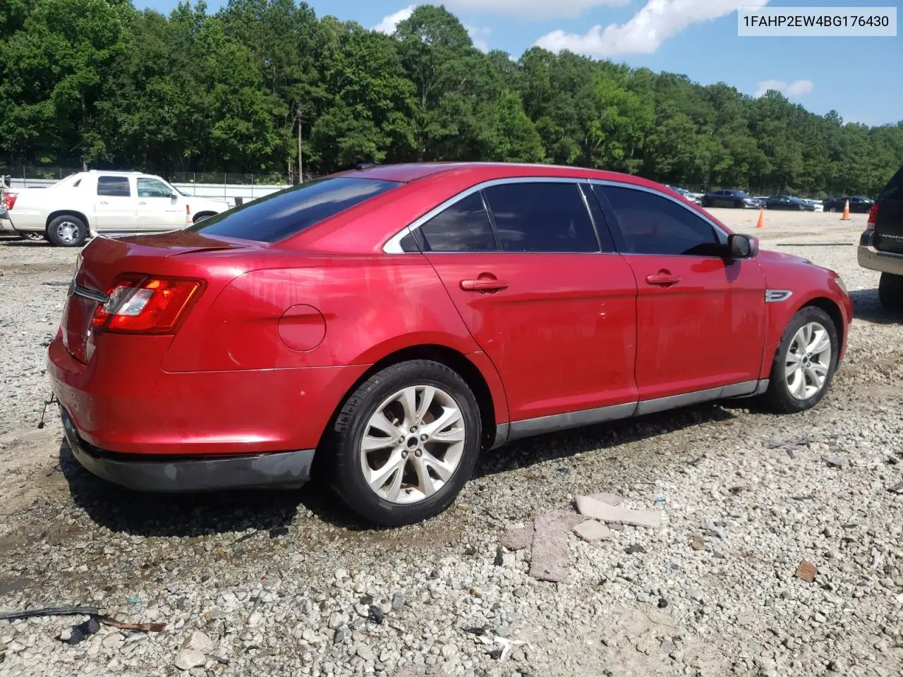 2011 Ford Taurus Sel VIN: 1FAHP2EW4BG176430 Lot: 62483395