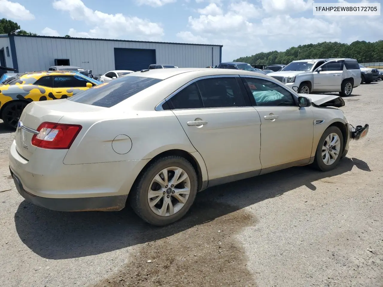 2011 Ford Taurus Sel VIN: 1FAHP2EW8BG172705 Lot: 62499465