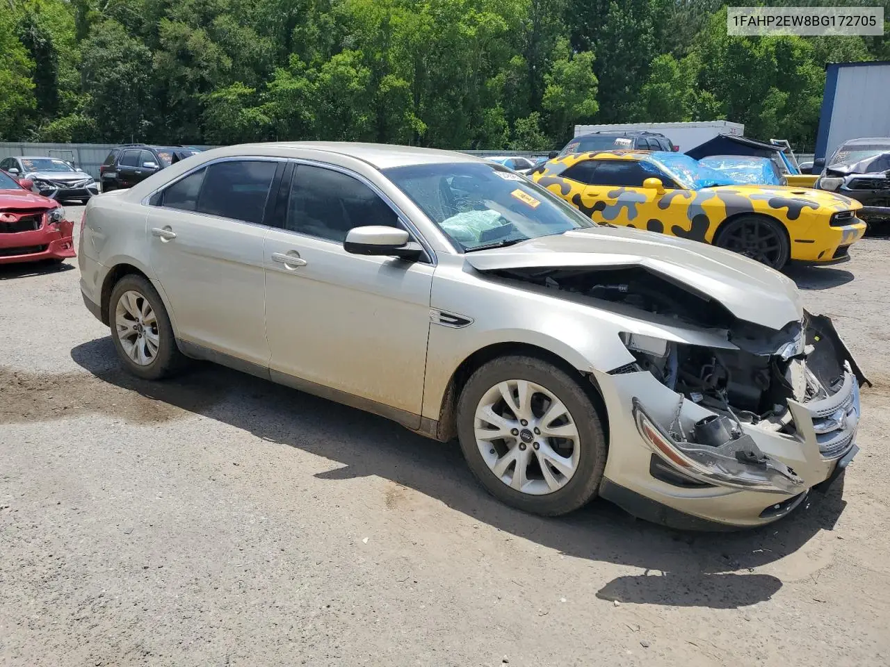 2011 Ford Taurus Sel VIN: 1FAHP2EW8BG172705 Lot: 62499465