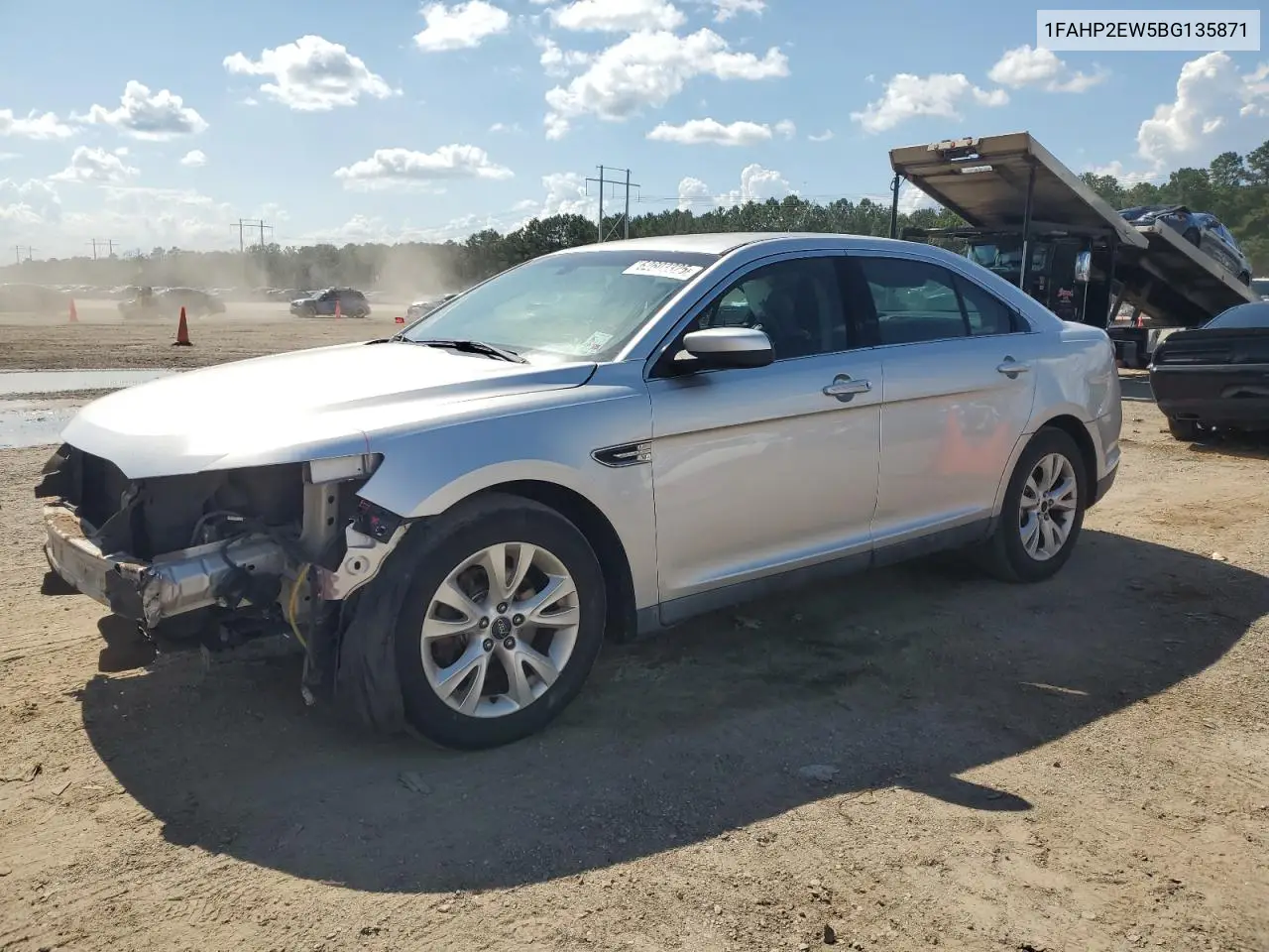 2011 Ford Taurus Sel VIN: 1FAHP2EW5BG135871 Lot: 62603325