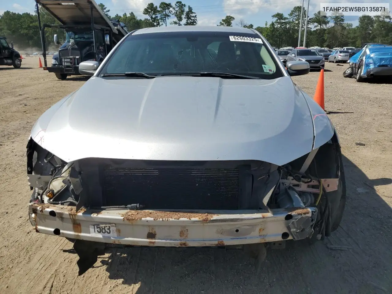 2011 Ford Taurus Sel VIN: 1FAHP2EW5BG135871 Lot: 62603325