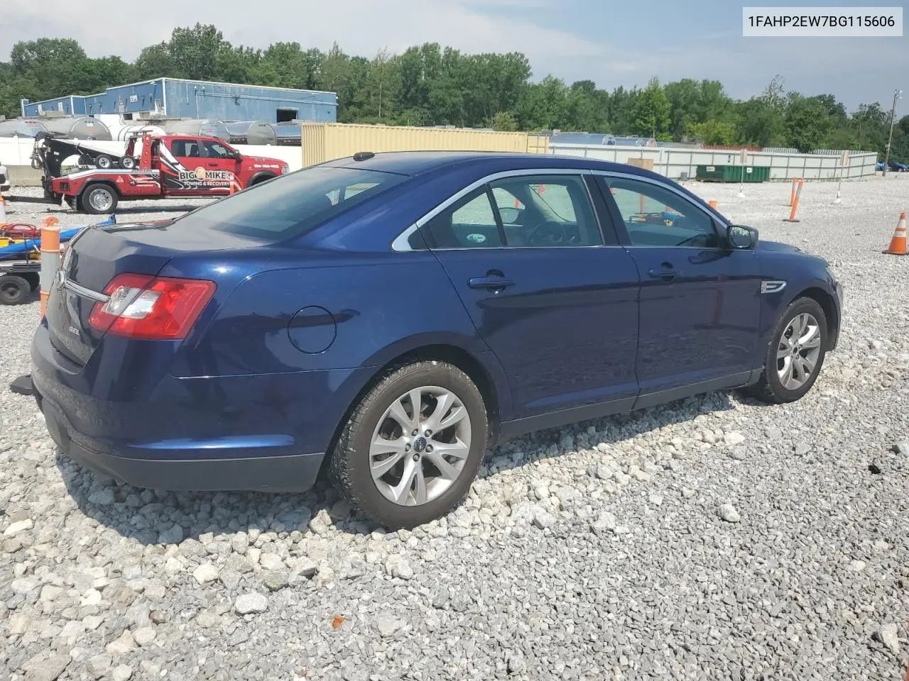 2011 Ford Taurus Sel VIN: 1FAHP2EW7BG115606 Lot: 62644535