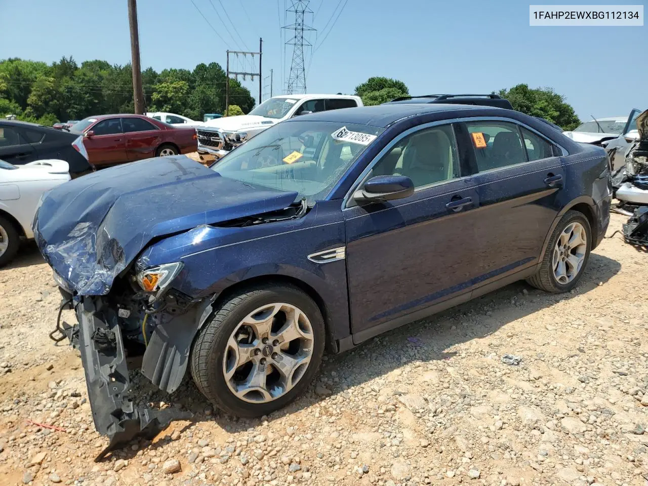 2011 Ford Taurus Sel VIN: 1FAHP2EWXBG112134 Lot: 62713085