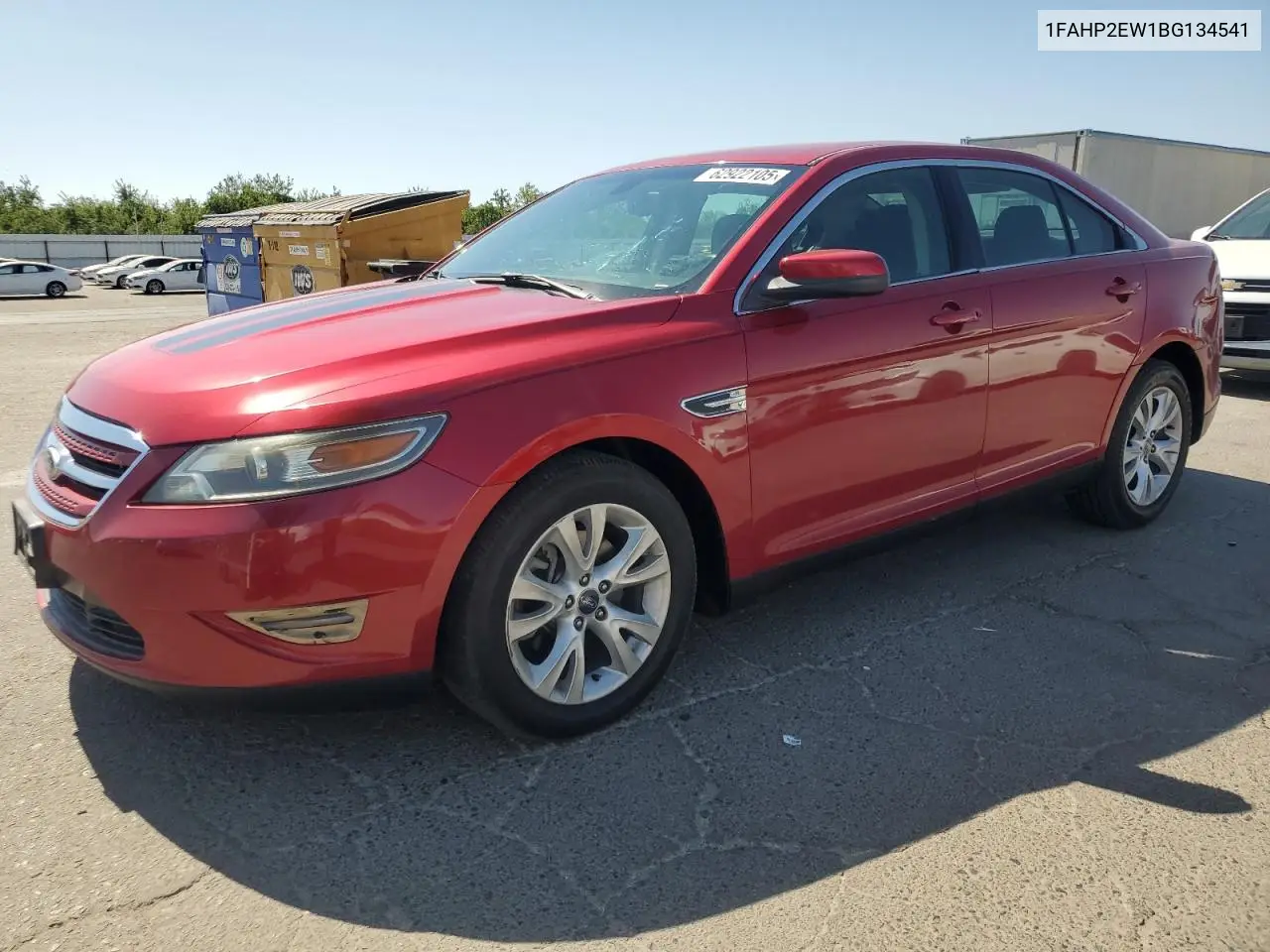 2011 Ford Taurus Sel VIN: 1FAHP2EW1BG134541 Lot: 62922105