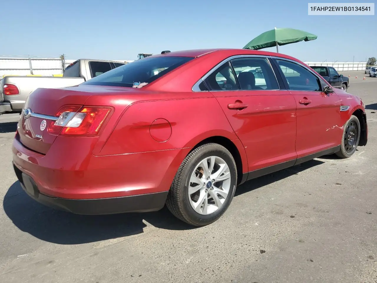 2011 Ford Taurus Sel VIN: 1FAHP2EW1BG134541 Lot: 62922105