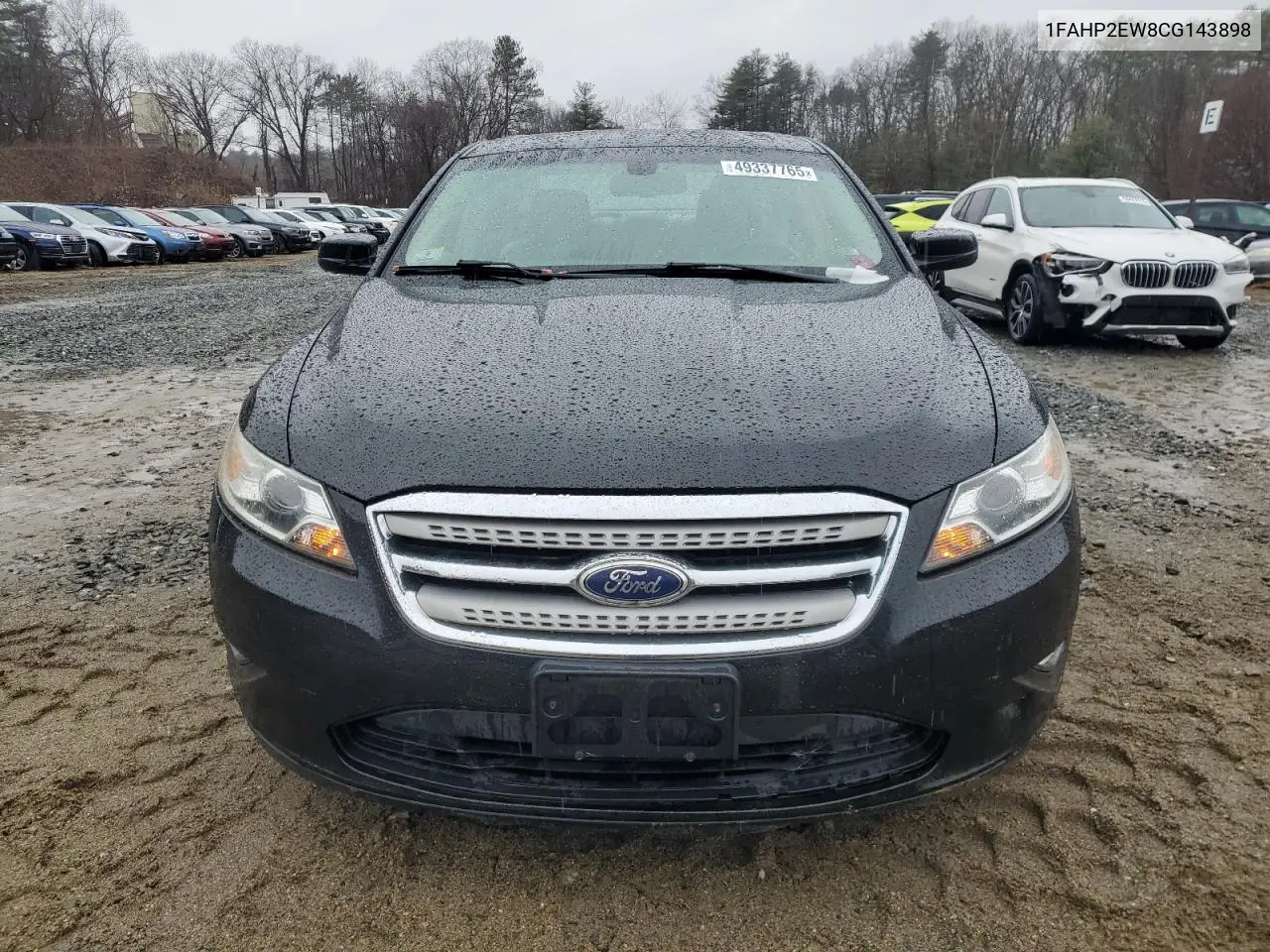 2012 Ford Taurus Sel VIN: 1FAHP2EW8CG143898 Lot: 49337765