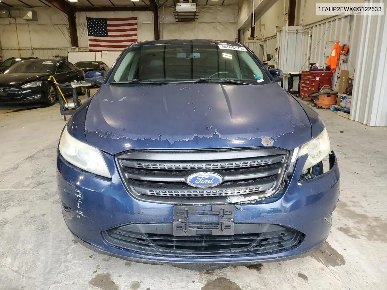 2012 Ford Taurus Sel VIN: 1FAHP2EWXCG122633 Lot: 56698675