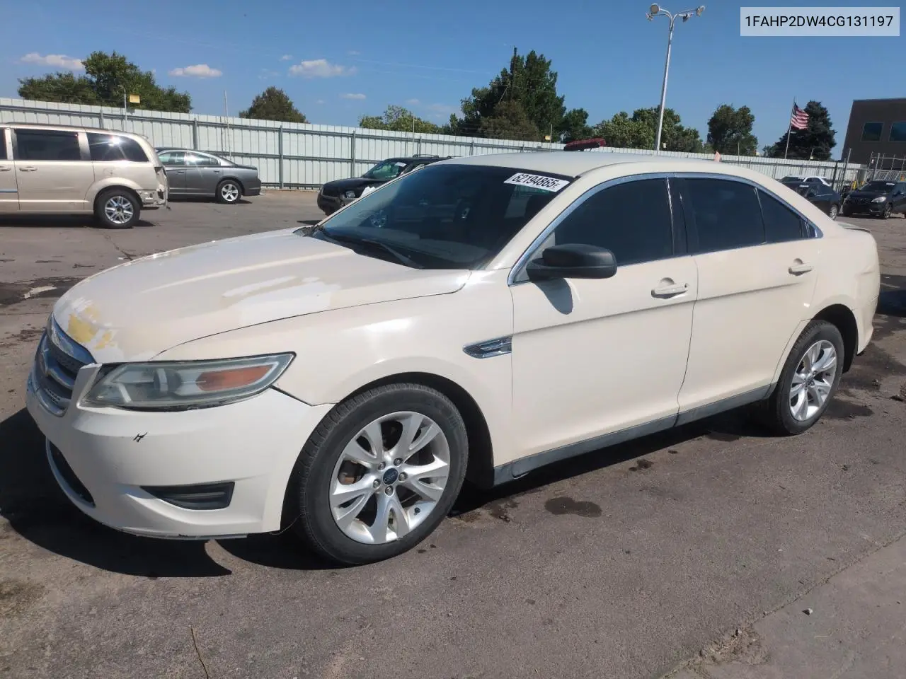 2012 Ford Taurus Se VIN: 1FAHP2DW4CG131197 Lot: 62194865