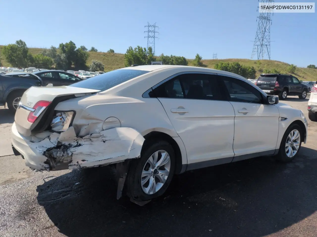 2012 Ford Taurus Se VIN: 1FAHP2DW4CG131197 Lot: 62194865