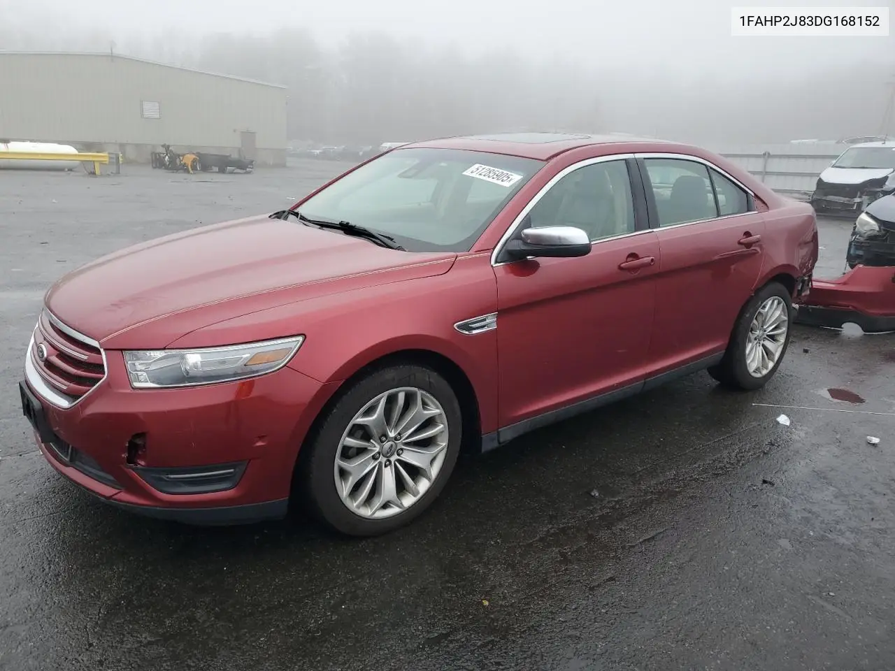 2013 Ford Taurus Limited VIN: 1FAHP2J83DG168152 Lot: 51285905