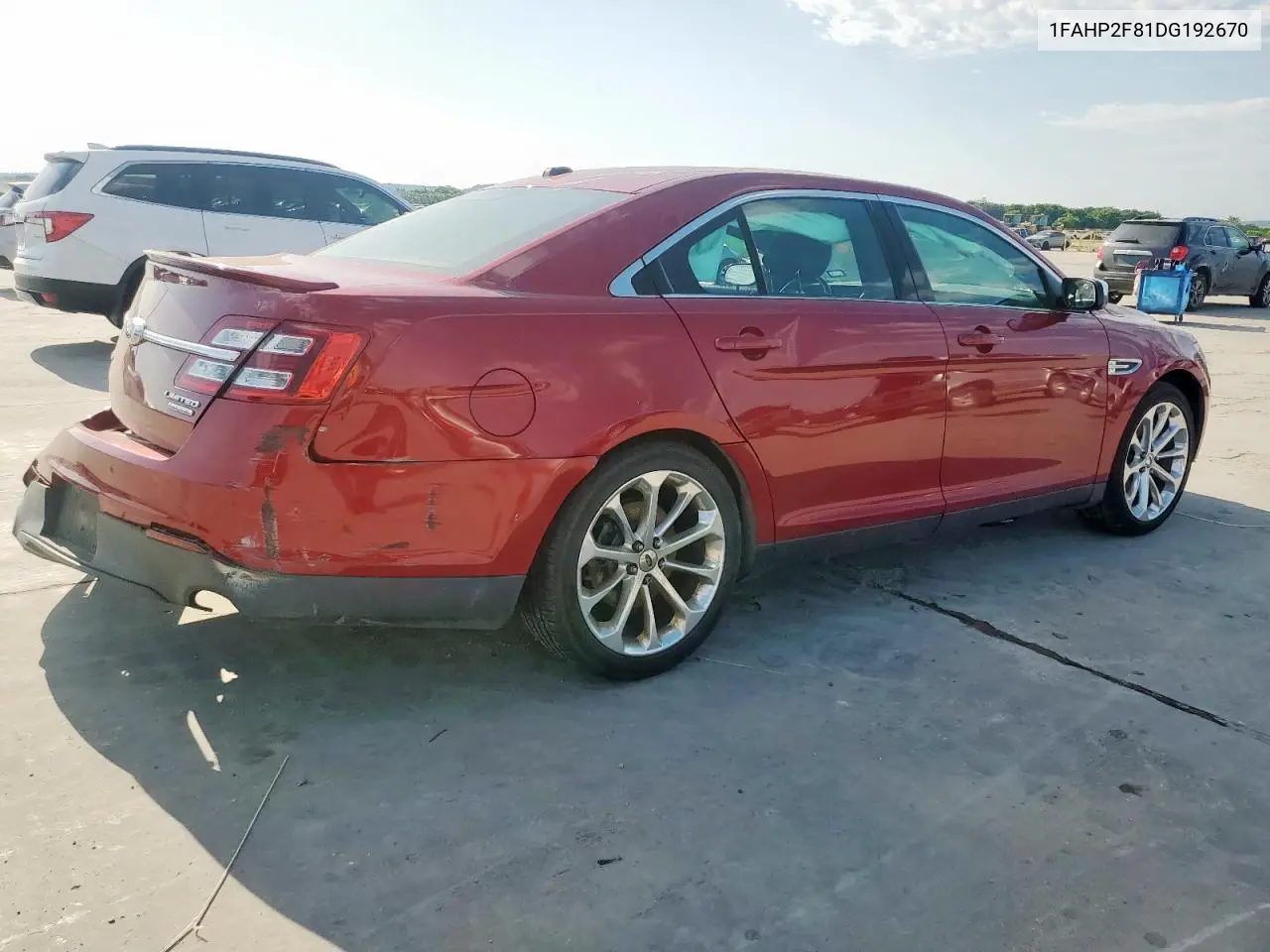 2013 Ford Taurus Limited VIN: 1FAHP2F81DG192670 Lot: 56953465