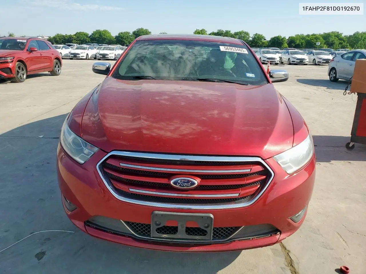 2013 Ford Taurus Limited VIN: 1FAHP2F81DG192670 Lot: 56953465