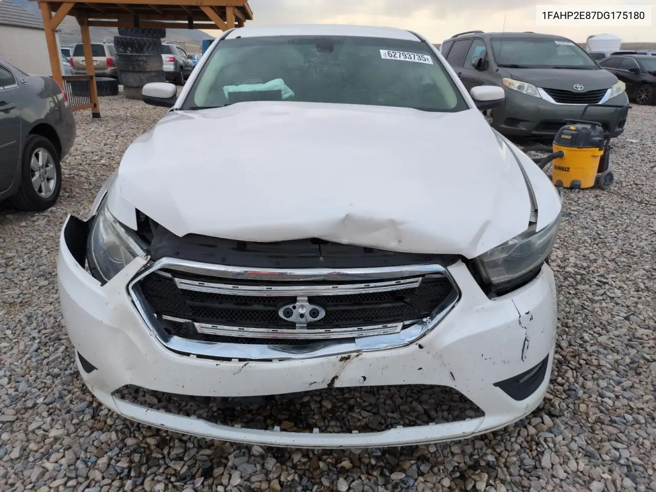 2013 Ford Taurus Sel VIN: 1FAHP2E87DG175180 Lot: 62793735