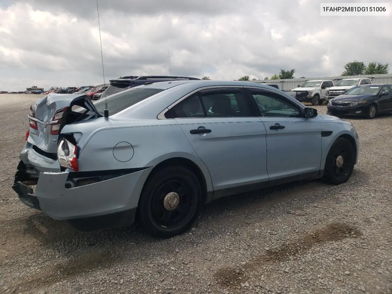 2013 Ford Taurus Police Interceptor VIN: 1FAHP2M81DG151006 Lot: 62859135