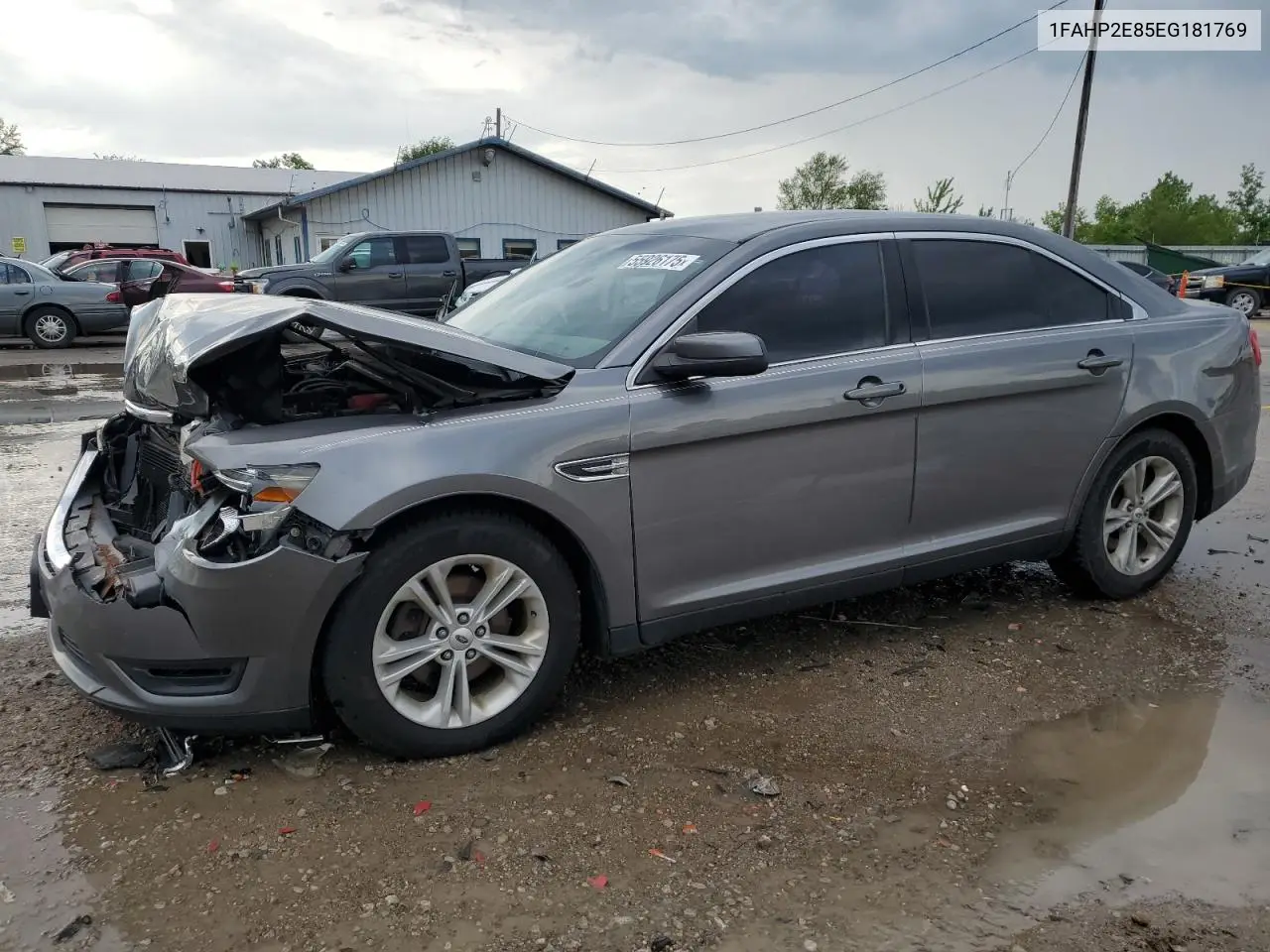 2014 Ford Taurus Sel VIN: 1FAHP2E85EG181769 Lot: 55926175