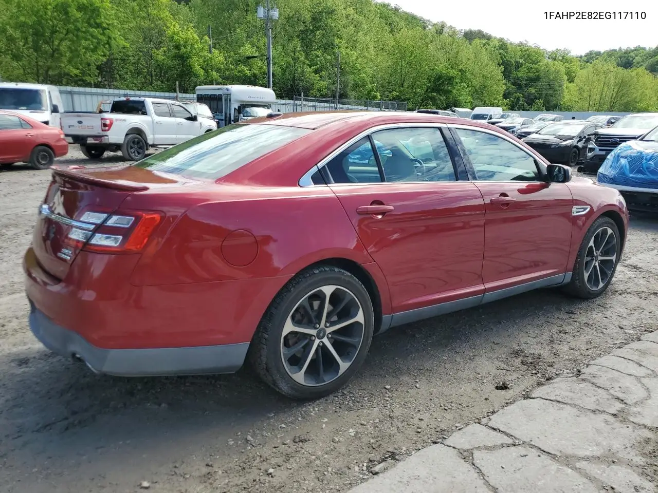 2014 Ford Taurus Sel VIN: 1FAHP2E82EG117110 Lot: 55986095