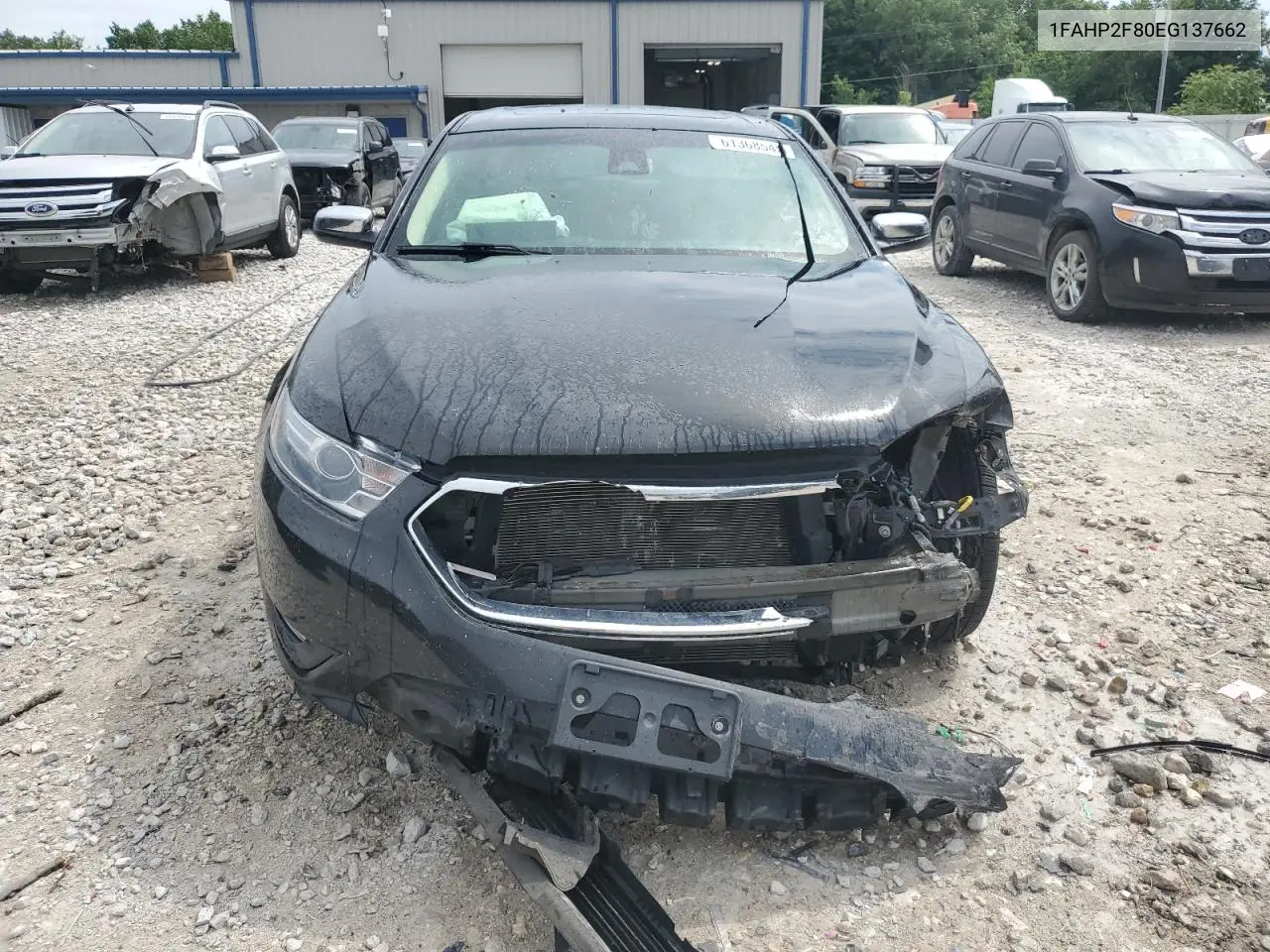 2014 Ford Taurus Limited VIN: 1FAHP2F80EG137662 Lot: 61368545