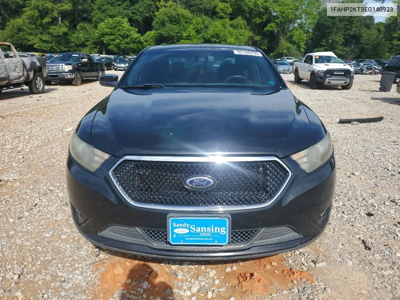 2014 Ford Taurus Sho VIN: 1FAHP2KT3EG140923 Lot: 62169795