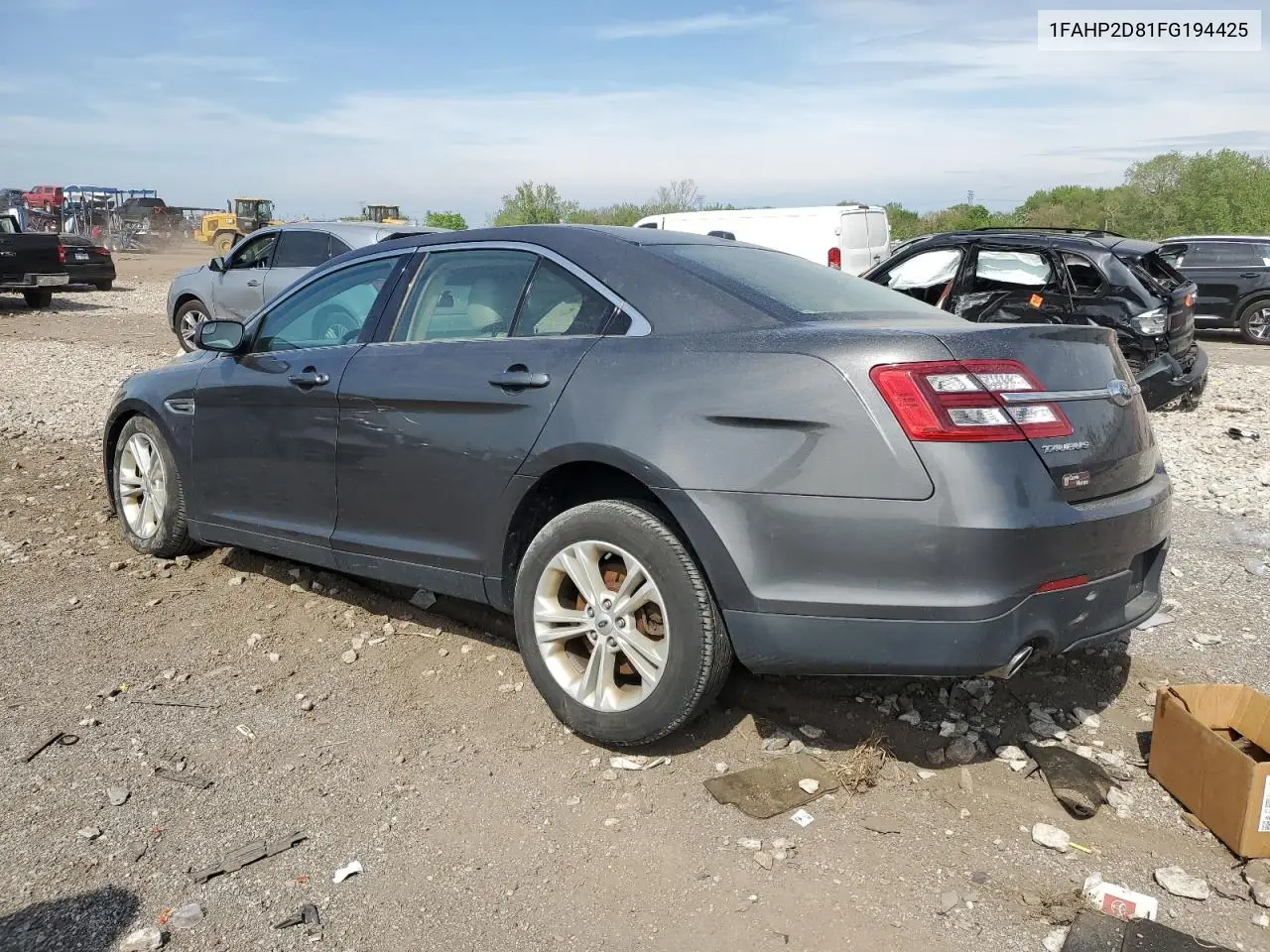 2015 Ford Taurus Se VIN: 1FAHP2D81FG194425 Lot: 56579295