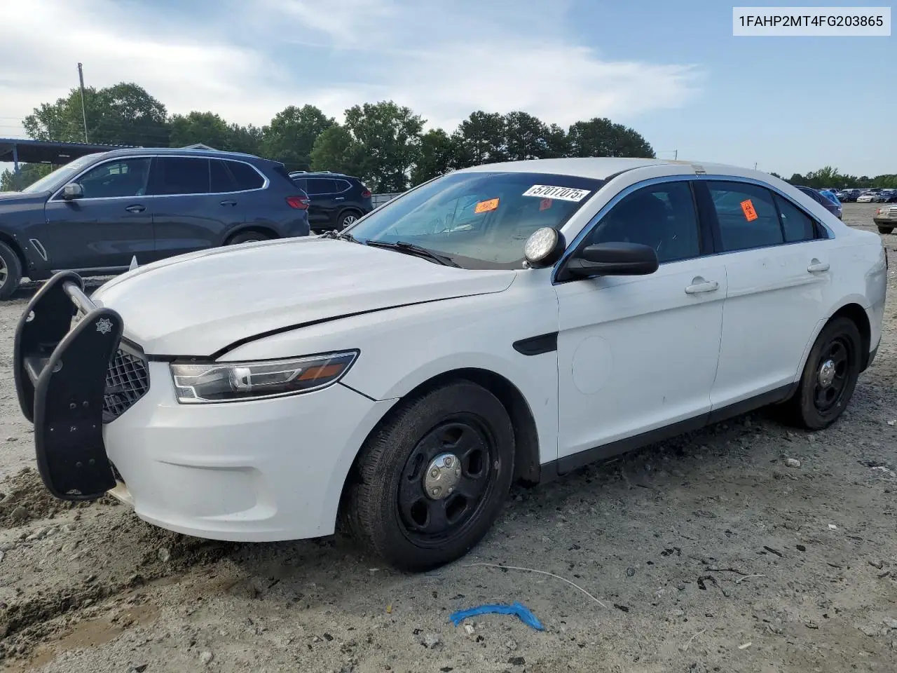 2015 Ford Taurus Police Interceptor VIN: 1FAHP2MT4FG203865 Lot: 57017075