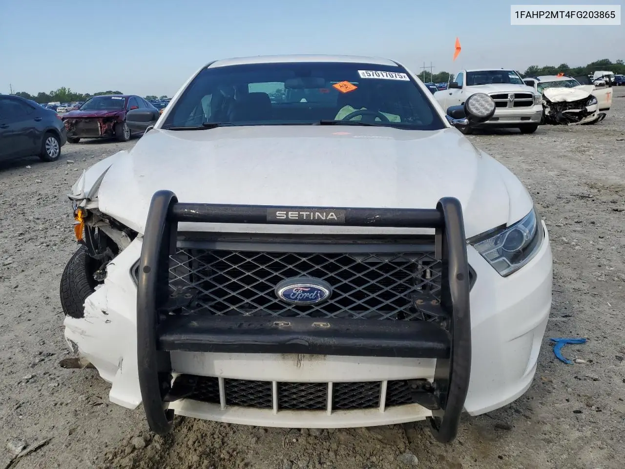 2015 Ford Taurus Police Interceptor VIN: 1FAHP2MT4FG203865 Lot: 57017075
