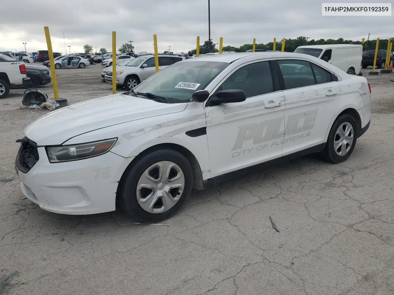 2015 Ford Taurus Police Interceptor VIN: 1FAHP2MKXFG192359 Lot: 62595635