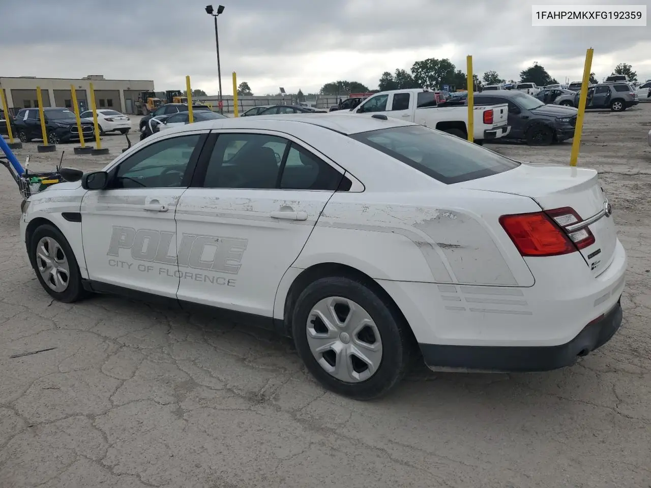 2015 Ford Taurus Police Interceptor VIN: 1FAHP2MKXFG192359 Lot: 62595635