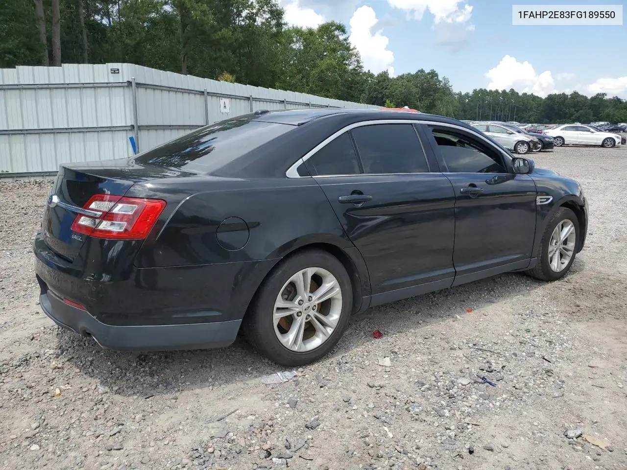 2015 Ford Taurus Sel VIN: 1FAHP2E83FG189550 Lot: 62693555