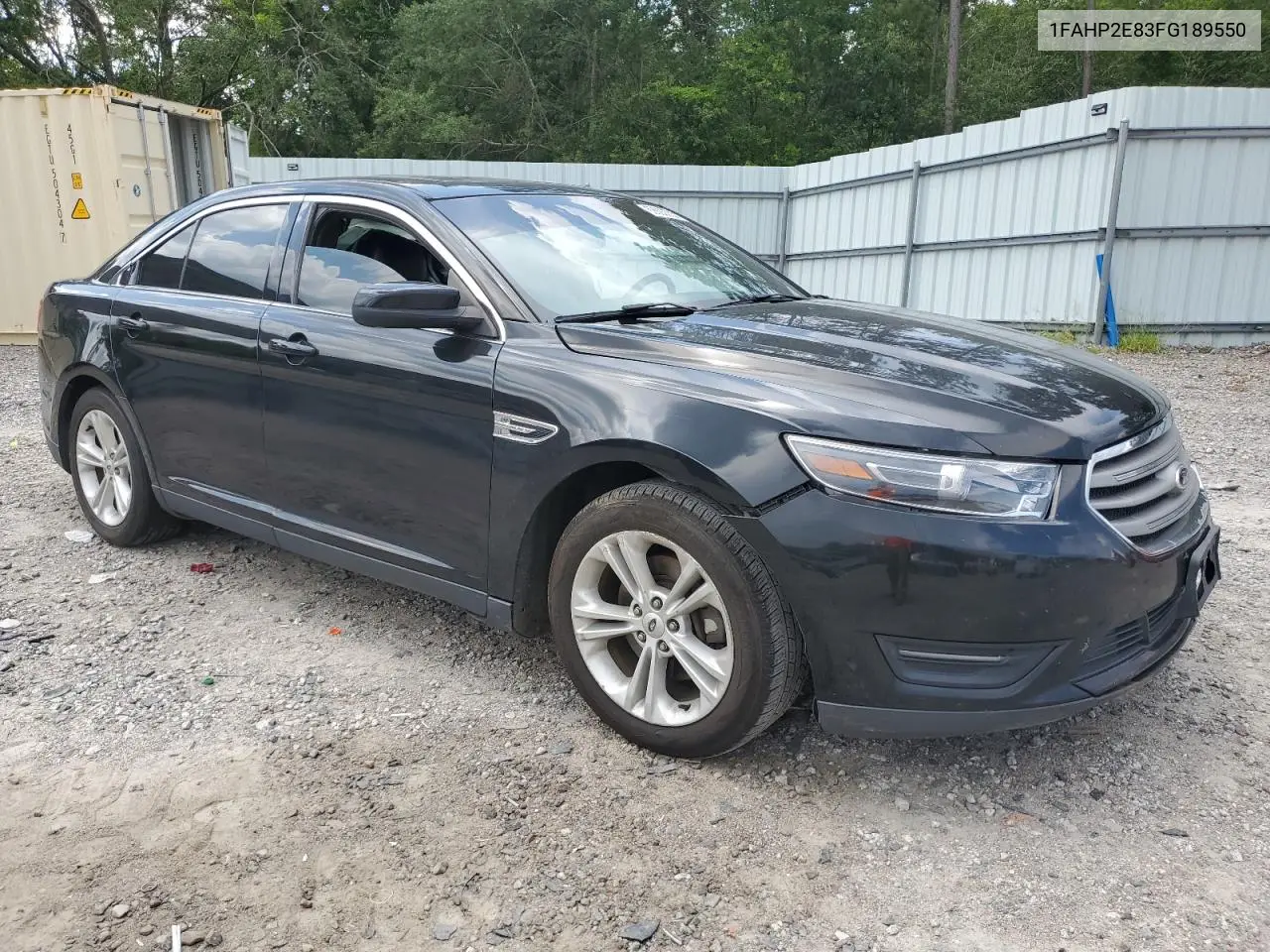2015 Ford Taurus Sel VIN: 1FAHP2E83FG189550 Lot: 62693555