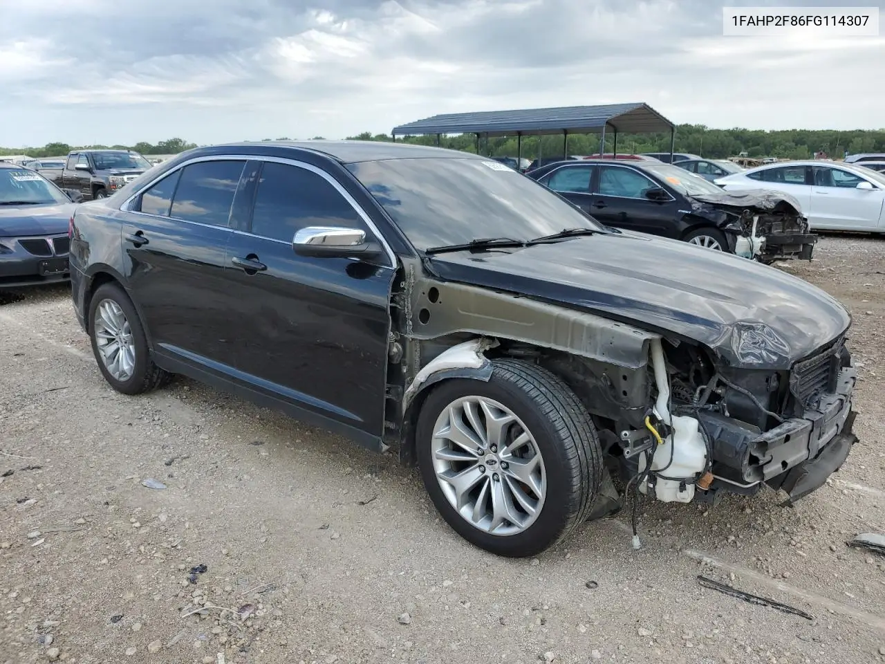 2015 Ford Taurus Limited VIN: 1FAHP2F86FG114307 Lot: 62697615